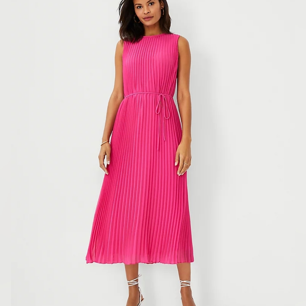 Ann Taylor Pleated Dress